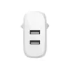 Belkin BOOST CHARGE - Zasilacz - 24 W - QC 3.0 - 2 porty wyjściowe (USB) - Biały (WCB002VFWH)