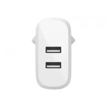Belkin BOOST CHARGE - Zasilacz - 24 W - QC 3.0 - 2 porty wyjściowe (USB) - Biały (WCB002VFWH)