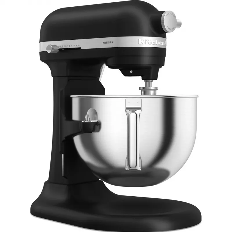 KitchenAid 5KSM60SPXEBM Mikser stojący 375 W Czarny, Szary, Stal nierdzewna