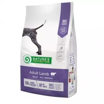 Sucha karma dla psa nature’s protection Adult Lamb All Breeds 12 kg — 24% białka, 13% tłuszczu, 2,5% włókna