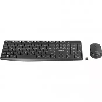 Ultron UMC300 zestaw klawiatura + mysz – RF Wireless niemiecki czarny (364180)
