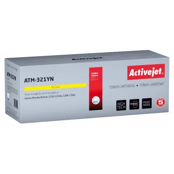 Activejet ATM-321YN Toner (zamiennik do Konica Minolta TN321Y; Supreme; 25 000 stron; żółty)