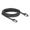 Kabel sieciowy DeLOCK RJ45 Cat.6A męsko-męski S/FTP 5m Czarny