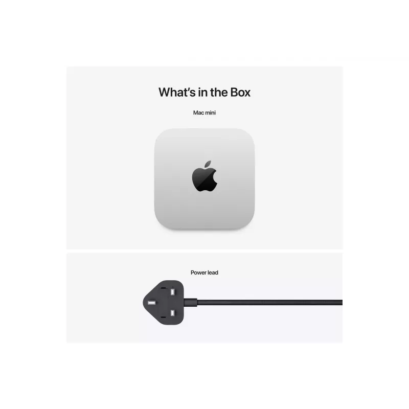 Apple Mac mini Apple M M4 16 GB 256 GB SSD macOS Sequoia Mini PC srebrny