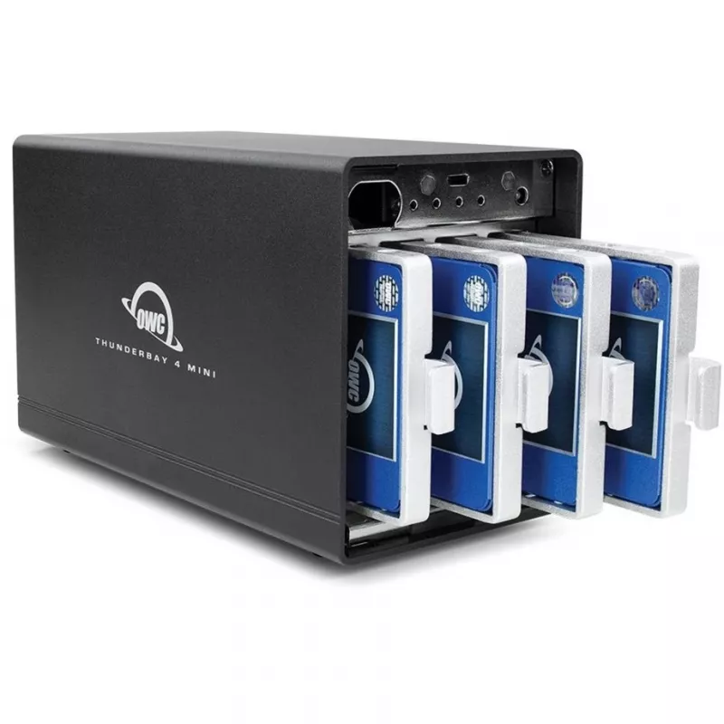 ThunderBay 4 mini, obudowa na dyski czarna, profesjonalna obudowa Thunderbolt 3 na 4 dyski HDD/SSD
