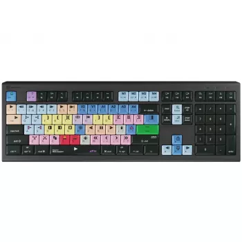 Logickeyboard Avid Media Composer Astra 2 Klawiatura uniwersalna USB QWERTY niemiecka szara
