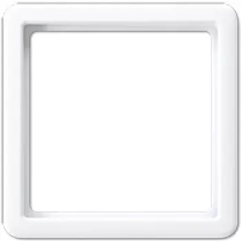 JUNG CD 561 Z5 WW. Produktfarbe: Weiß, Material: Thermoplast. Fensterabmessungen (BxH): 55 x 55 mm (CD561Z5WW)