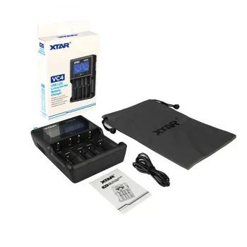 XTAR VC4 ładowarka do akumulatorów domowych USB