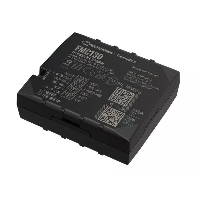 Lokalizator GPS Teltonika FMC130 Samochodowy Czarny 2,4 GHz Wi-Fi 802.11b/g/n