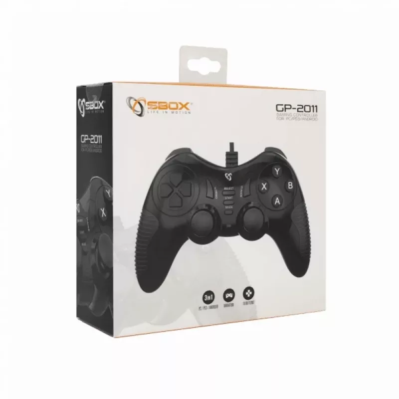Gamepad Sbox GP-2011 do PC/PS3/AndroidTV