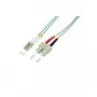 Logilink - kabel krosowy - LC wielomodowy (M) - SC wielomodowy (M) - 50 cm - światłowodowy - 50/125 mikrometra - OM3 - bezhalogenowy - akwamaryna (FP3LS00)