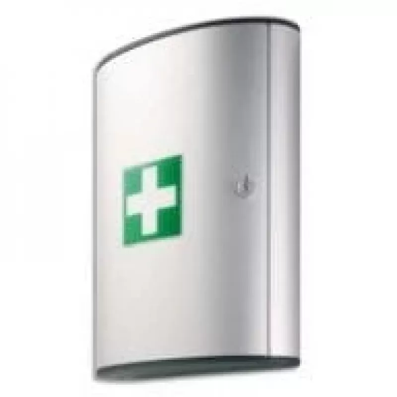 Durable 197323 Apteczka L, aluminium, srebrna