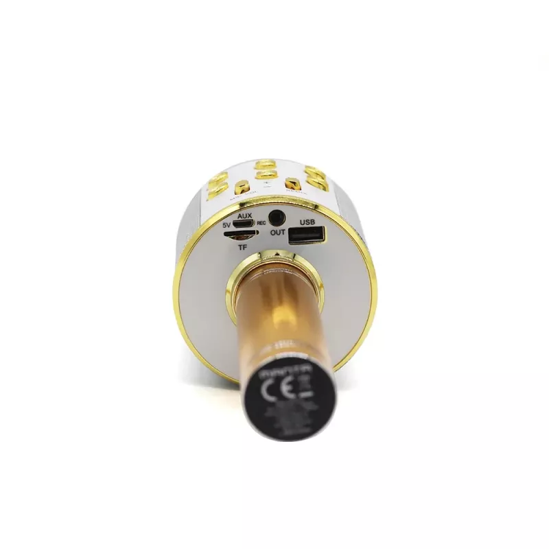 Mikrofon MANTA MIC10-G Gold kardioidalny przenośny — kardioidalny pojemnościowy, ręczny