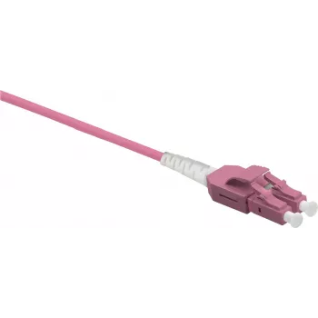 Kabel sieciowy Helos LWL Patch kabel Uniboot LC/LC Duplex 50/125µm OM4 2.0m czarny