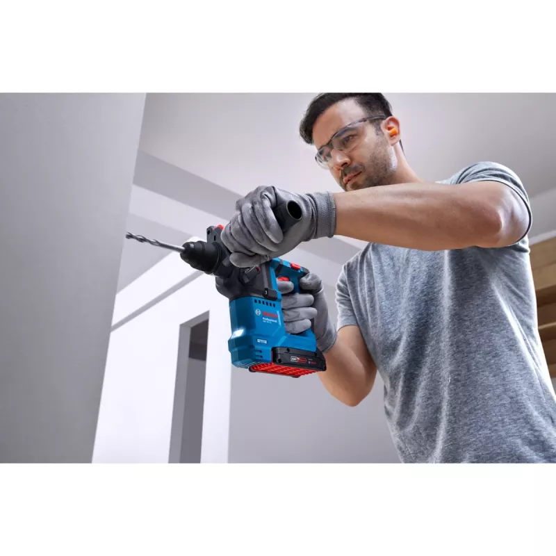 Młotowiertarka akumulatorowa GBH 18V-18 Professional solo, 18 V (niebiesko-czarna, bez akumulatora i ładowarki)