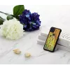 Etui na smartfona iKins do iPhone 11 Pro Max — czarna konstrukcja z motywem pocałunku, ochronne etui