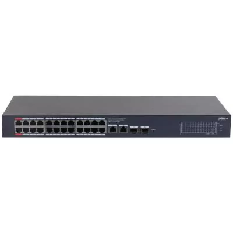 Przełącznik sieciowy Dahua Technology CS4228-24GT-240 zarządzany L2 Gigabit Ethernet (10/100/1000) Power over Ethernet (PoE) Czarny