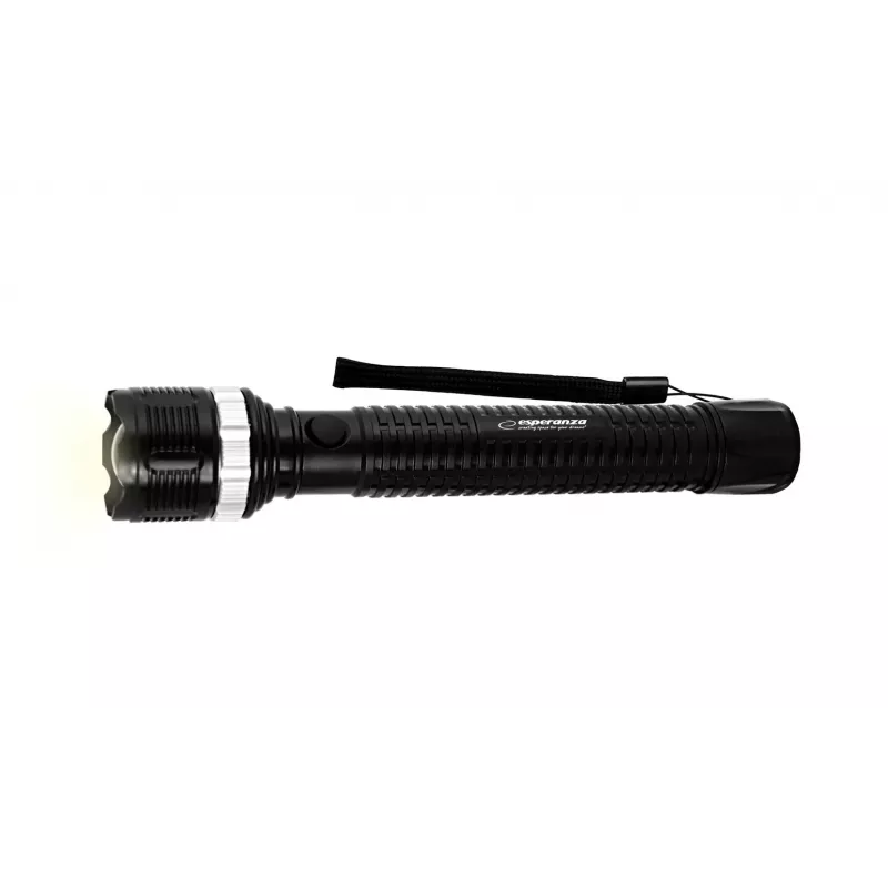 Latarka ręczna ESPERANZA Epione XL LED 1.2W 100 lm 100 m Czarna, bateria R20 (3)