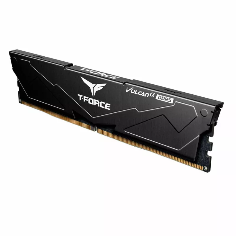 Team Group VULCAN FLABD516G6000HC3001, 16 GB, 1 x 16 GB, DDR5, 6000 MHz, 288-pin DIMM, Czarny