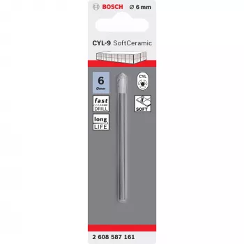 Wiertło do płytek Bosch CYL-9 Ceramic 6 mm 80 mm