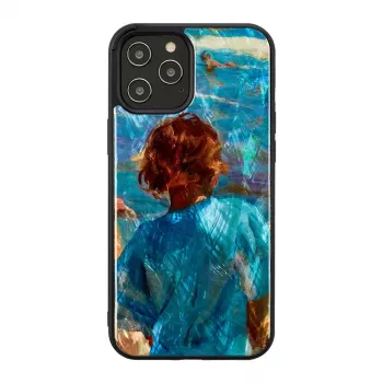 Etui ochronne iKins na Apple iPhone 12 Pro Max — wzór plażowy dla dzieci