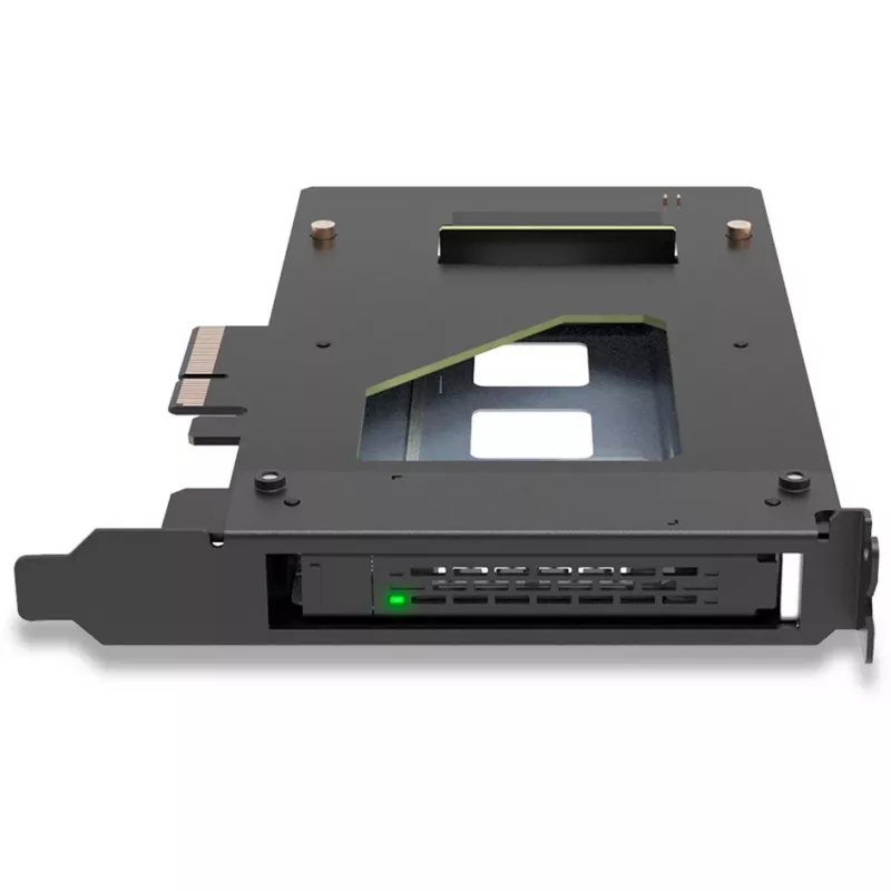 ICY Dock ToughArmor MB111VP-B - mobilny stelaż pamięci - mobilny stelaż SSD and2 / and3 - 2.5 (6,4 cm) - NVMe - PCIe 4,0 x4 - Czarny (MB111VP-B)