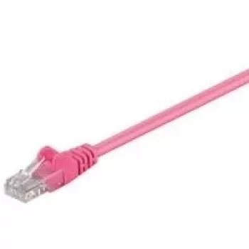 Wentronic 95214-GB Kabel krosowy Ethernet magenta