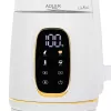 Czajnik elektryczny Adler AD 1305WG — 1,7 l, 2200 W, szkło/tworzywo sztuczne, biały/złoty/przezroczysty