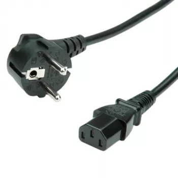 Kabel zasilający VALUE 1,8 m prosty wtyk IEC