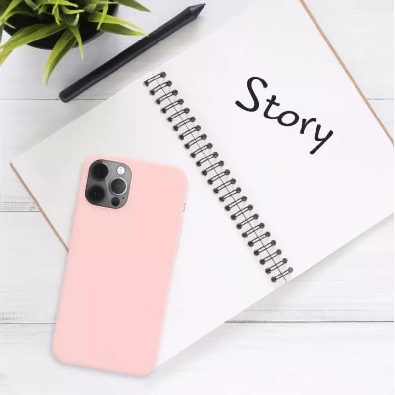 Fixed Story | Etui tylne | Apple | iPhone 16 Pro | Gumowane | Różowe