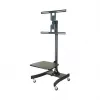 VALUE Stojak na kółkach pod LCD/TV, 27-47 cali, do 35 kg, czarny