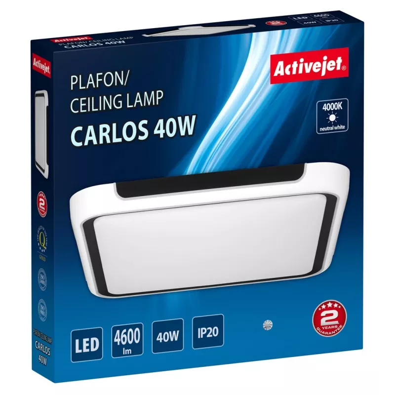 Oprawa sufitowa LED Activejet AJE-CARLOS 40W