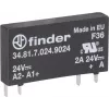 Finder Solid-State-PCB Relay, Series 34 34.81.7.060.9024 prąd obciążenia 2 A napięcie przełączania 24 V/DC (34.81.7.060.9024)