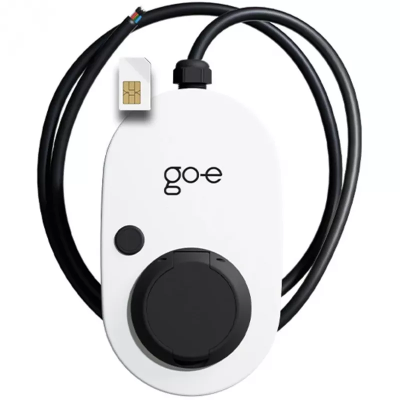 Ładowarka Gemini 2.0, 11 kW (16A 3-fazowa), Wallbox Biało-czarna, bez kabla, 4G/LTE