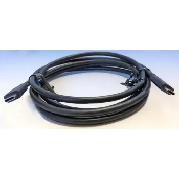 Kabel USB-C na USB-C Elotouch E969524 0,6 m czarny - kabel danych USB