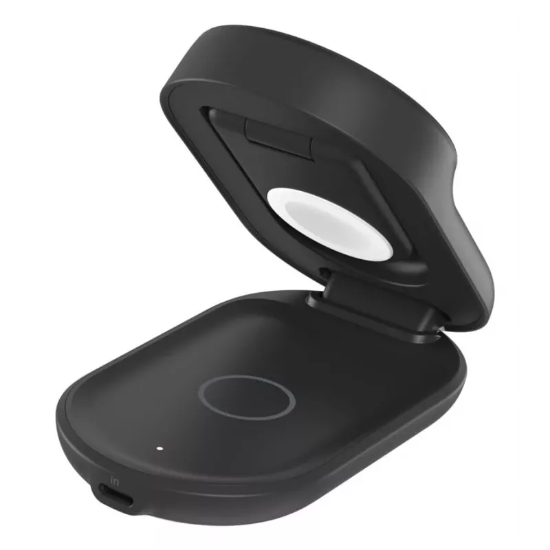 Ładowarka wewnętrzna Belkin UltraCharge 25W Qi2 3w1 magnetyczna EU czarna okrągła