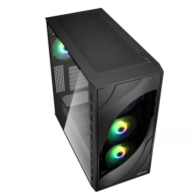 Sharkoon REBEL C80G RGB Midi Tower Czarny