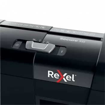 Niszczarka do papieru Rexel Secure X6 Cross Cut P4, cięcie krzyżowe, 4 x 40 mm, 10 L, 100 arkuszy, 68 dB, 6 arkuszy