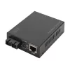 Digitus Gigabit PoE media converter, RJ45 / SC, SM, PSE