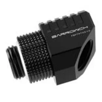 Adapter Barrow 45° obrotowy G1/4 wewnętrzny na G1/4 wewnętrzny, model FBFTWT45-V2 B, czarny