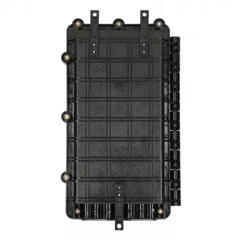 Zewnętrzna osłona złącza światłowodowego Extralink Jerry 2 kasety 24-żyłowa, obudowa ABS/PVC, czarna