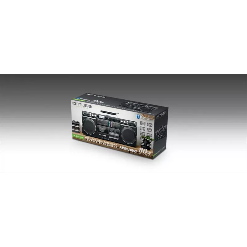 Boombox M-380 GB czarny
