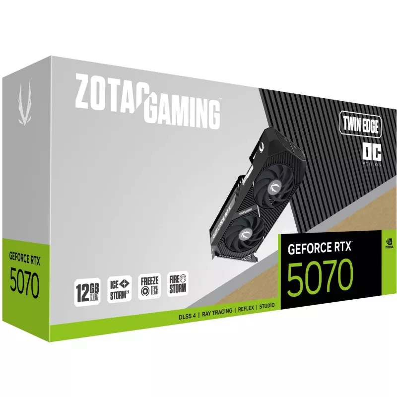 Karta graficzna ZOTAC GAMING GeForce RTX 5070 Twin Edge OC 12GB GDDR7