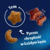 Suchy przysmak dla kota Felix Crispies Wołowina i Kurczak 45 g — mięsisty chrupiący przysmak dla kotów dorosłych, 31,5% białka, 15,5% tłuszczu