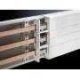 Panel zaślepiający do obudowy Rittal SV 9340.120, biały PVC, panel płaski do otworów obudowy