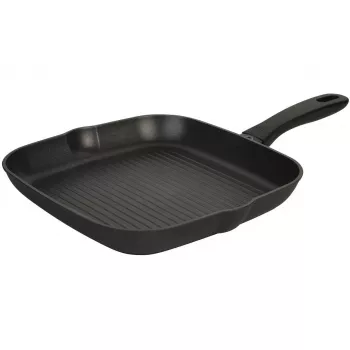 Patelnia grillowa BALLARINI 75002-924-0 kwadratowa czarna 28 cm