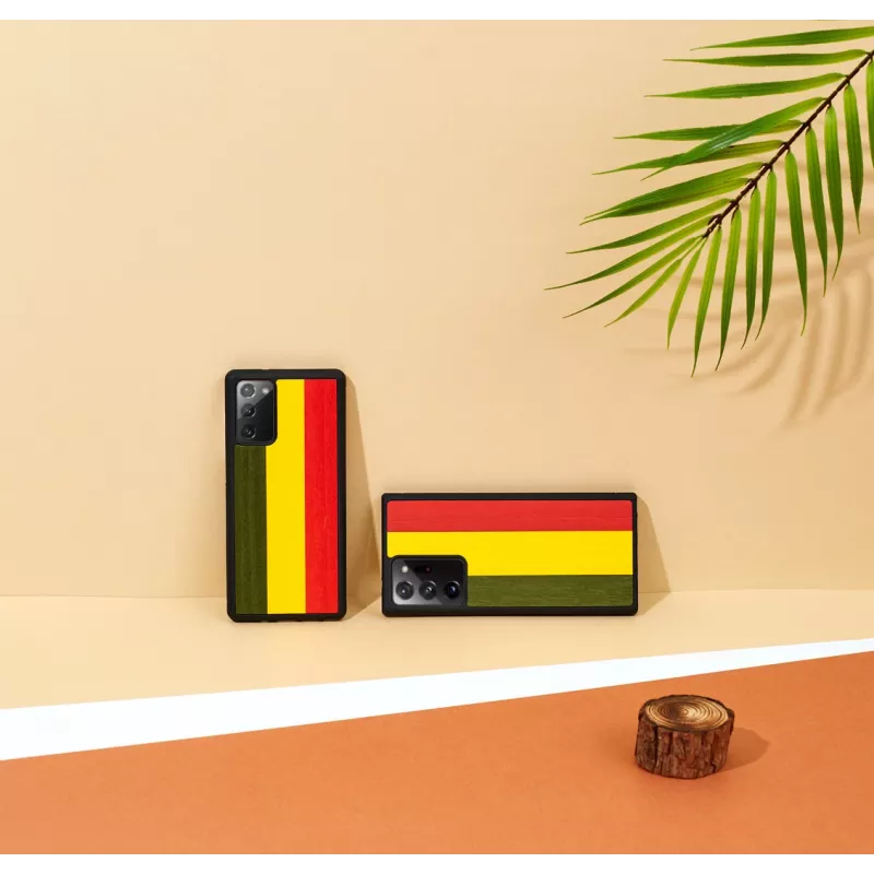 Etui na smartfona man and wood Galaxy Note 20 reggae Czarny