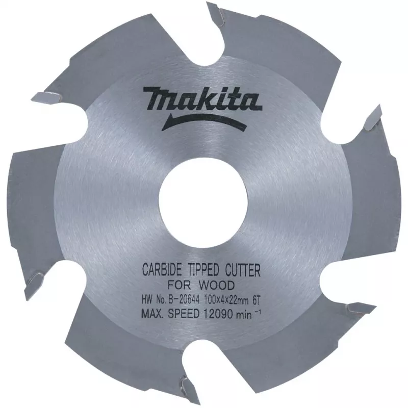 Makita - Scheibennutfräser - für Holz - 100 mm - 6 Zähne - für P/N: DPJ180ZJ (B-20644)