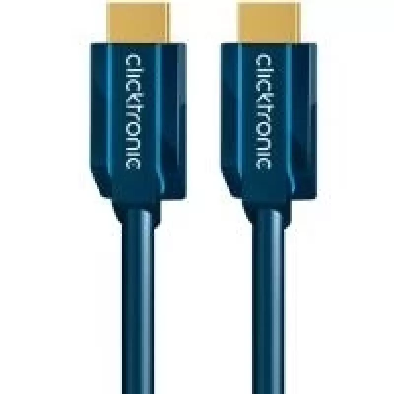 ClickTronic 2m High Speed HDMI 2m HDMI HDMI Niebieski (70303)
