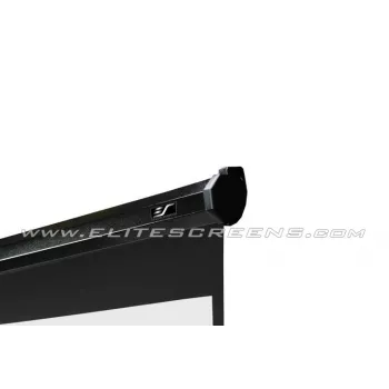 Ręczny ekran projekcyjny Elite Screens M128UWX 128 cali 16:10 — widoczny 276 cm x 172,3 cm, całkowity 283,3 x 189,9 cm, 13,1 kg